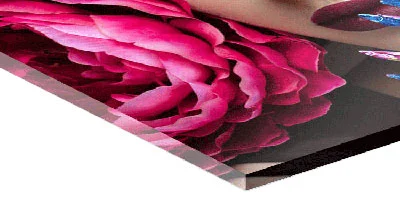 Acrylglas Foto im Detail
