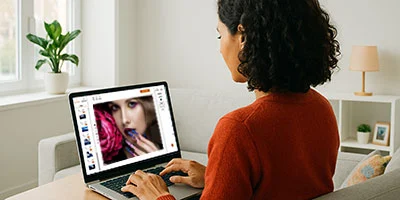 Foto auf Acrylglas einfach am Computer gestalten