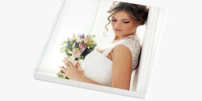 Edles Cover mit Fotobuch Hochzeit