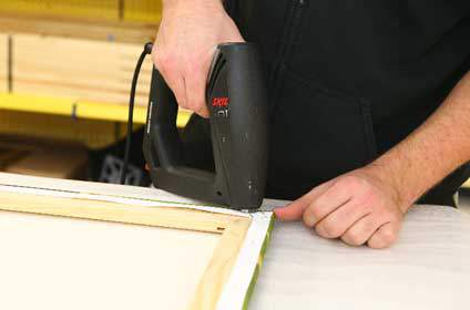 Leinwandproduktion