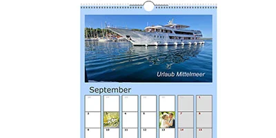 Tischkalender selbst gestalten und Termine festlegen