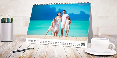 Urlaubs - Tischkalender selbst gestalten