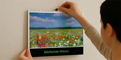Wandkalender selbst gestalten und aufhängen