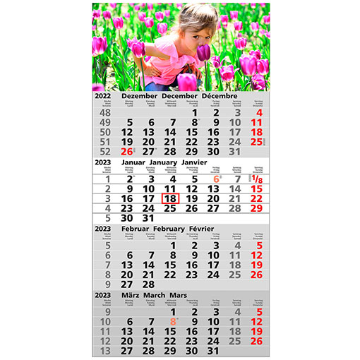 4-Monats-Kalender 2024