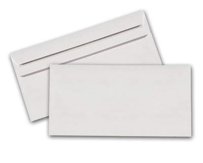 Briefumschlag DIN lang Weiß