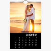 Dauerkalender 30x40 Schwarz