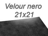 Schmuckcover 20x20 Velour Nero