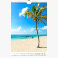 Kalender 30x50 Weiss
