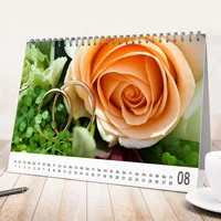 Tischkalender 30x20 Schwarz